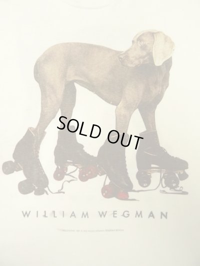 画像2: 90'S WILLIAM WEGMAN "ROLLER ROVER"  両面プリント FOTOFOLIO製 Tシャツ (DEADSTOCK)