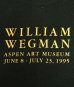 画像4: 90'S WILLIAM WEGMAN x ASPEN ART MUSEUM "FRAMED" FOTOFOLIO製 Tシャツ USA製 (VINTAGE) (4)