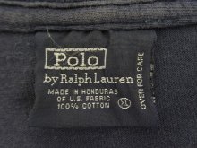 他の写真2: 90'S RALPH LAUREN シングルステッチ 抜染プリント 半袖 Tシャツ ネイビー (VINTAGE)