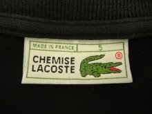 他の写真1: 80'S CHEMISE LACOSTE ポロシャツ ブラック フランス製 (VINTAGE)