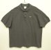 画像1: 80'S CHEMISE LACOSTE ポロシャツ チャコールヘザー フランス製 (VINTAGE) (1)