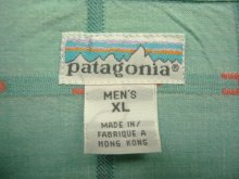 他の写真1: 90'S PATAGONIA 白タグ コットン 半袖 ボックスシャツ 総柄刺繍 ミント (VINTAGE)