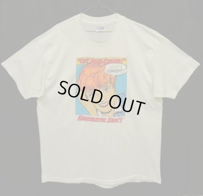 画像1: 90'S FANTASTIC SAM'S シングルステッチ 半袖 Tシャツ ホワイト USA製 (VINTAGE)