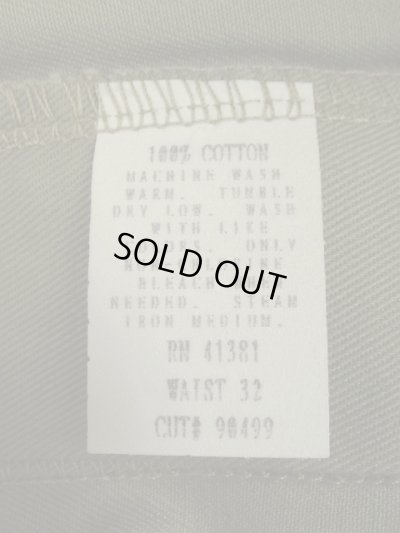 画像4: 90'S RALPH LAUREN "POLO CHINO" ツープリーツ チノショーツ カーキ USA製 (DEADSTOCK)