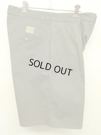 画像5: 90'S RALPH LAUREN "POLO CHINO" ツープリーツ チノショーツ カーキ USA製 (DEADSTOCK)