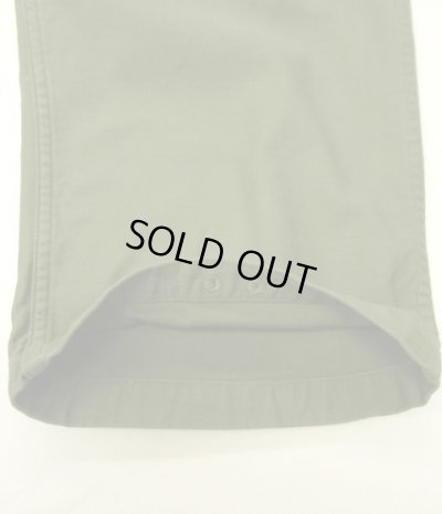 画像4: 60'S アメリカ軍 US ARMY "OG107" コットンサテン 平ボタン ベイカーパンツ W38L31 (VINTAGE)