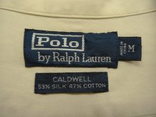 他の写真2: 90'S RALPH LAUREN "CALDWELL" シルク/コットン 半袖 オープンカラーシャツ オフホワイト (VINTAGE)