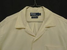 他の写真1: 90'S RALPH LAUREN "CALDWELL" シルク/コットン 半袖 オープンカラーシャツ オフホワイト (VINTAGE)