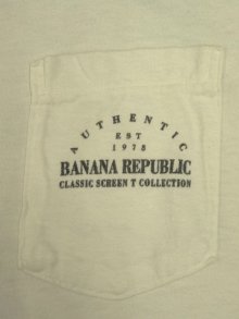 他の写真2: 80'S BANANA REPUBLIC "世界地図プリント" ポケット付き Tシャツ USA製 (VINTAGE)