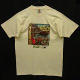 90'S BETSY BOWEN "POND" シングルステッチ  半袖 Tシャツ ナチュラル USA製 (DEADSTOCK)
