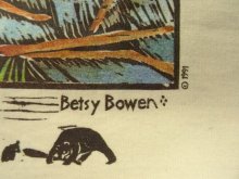 他の写真2: 90'S BETSY BOWEN "POND" シングルステッチ  半袖 Tシャツ ナチュラル USA製 (DEADSTOCK)