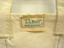 他の写真1: 80'S LL Bean 2色タグ キャンバス トートバッグ ネイビー/オフホワイト USA製 (VINTAGE)