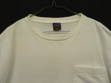 他の写真1: 90'S PATAGONIA 黒タグ オーバルロゴ刺繍 長袖 ポケット付きTシャツ ホワイト USA製 (VINTAGE)