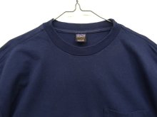 他の写真1: 90'S PATAGONIA 黒タグ オーバルロゴ刺繍 長袖 ポケット付きTシャツ ネイビー トルコ製 (VINTAGE)