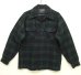 画像1: 70'S PENDLETON "BOARD SHIRT" ウール オープンカラーシャツ チェック柄 USA製 (VINTAGE) (1)