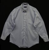 80'S HATHAWAY "PIMA PINPOINT OXFORD" 長袖 BDシャツ ブルー USA製 (VINTAGE)