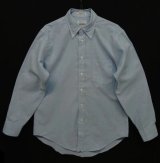80'S HATHAWAY "REGENCY OXFORD" 長袖 BDシャツ ブルー USA製 (VINTAGE)