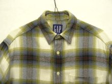 他の写真1: 90'S GAP 旧タグ フランネル ワークシャツ オンブレチェック (VINTAGE)