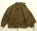 画像2: 80'S チェコ軍 胸ポケット付き コットン ワークジャケット BROWN (DEADSTOCK) (2)