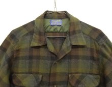 他の写真1: 60'S PENDLETON "BOARD SHIRT" ウール オープンカラーシャツ チェック柄 USA製 (VINTAGE)