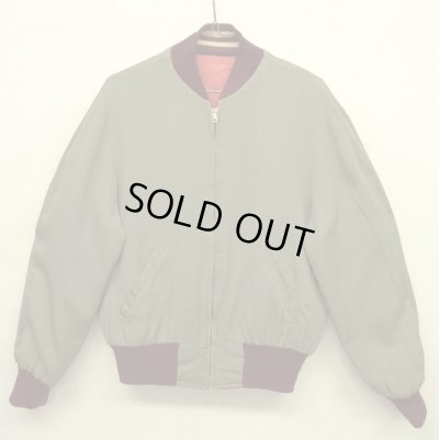 画像5: 50'S RELIANCE リバーシブル サテン/コットン スーベニアジャケット CONMARジップ (VINTAGE)