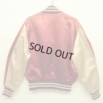 画像4: 50'S RELIANCE リバーシブル サテン/コットン スーベニアジャケット CONMARジップ (VINTAGE)