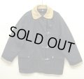 80'S FAY 襟コーデュロイ ファイヤーマンコート NAVY (VINTAGE)