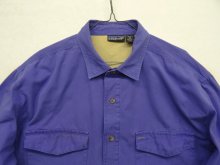 他の写真2: 90'S PATAGONIA 旧タグ フラップ付きポケット 長袖シャツ ブルー (VINTAGE)