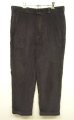 画像1: 80'S DICKIES 874 太畝コーデュロイ ワークパンツ TALONジップ ブラック USA製 (VINTAGE) (1)