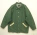 画像1: 90'S J.CREW 旧タグ 裏地付き コーチジャケット グリーン (VINTAGE) (1)