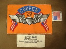 他の写真2: 90'S COOPER SPORTSWEAR "A-2" レザー フライトジャケット ブラウン USA製 (VINTAGE)
