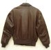 画像4: 90'S COOPER SPORTSWEAR "A-2" レザー フライトジャケット ブラウン USA製 (VINTAGE) (4)