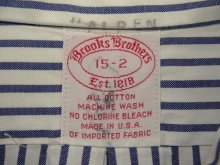 他の写真2: 80'S BROOKS BROTHERS オックスフォード タブカラーシャツ ストライプ USA製 (VINTAGE)