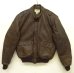 画像1: 80'S LL Bean "THINSULATE入り" A-2 レザー フライトジャケット USA製 (VINTAGE) (1)