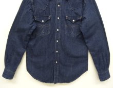 他の写真3: RRL コンチョボタン 耳付きデニム ウエスタンシャツ USA製 (USED)