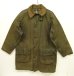 画像1: 80'S BARBOUR 2クレスト "GAMEFAIR" オイルドジャケット OLIVE イングランド製 (VINTAGE) (1)