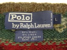 他の写真2: 90'S RALPH LAUREN パッチワーク柄 ハンドニット セーター (VINTAGE)