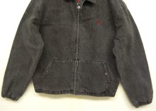 他の写真3: 80'S RALPH LAUREN チンスト付き デニム ドリズラージャケット ブラック USA製 (VINTAGE)