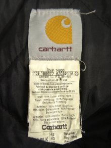 他の写真2: 90'S CARHARTT 裏地キルティング ダックジャケット ブラック (VINTAGE)