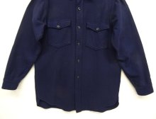 他の写真3: 50'S LL Bean 筆記体黒タグ ウール CPOシャツ NAVY (VINTAGE)