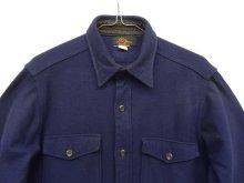 他の写真1: 50'S LL Bean 筆記体黒タグ ウール CPOシャツ NAVY (VINTAGE)