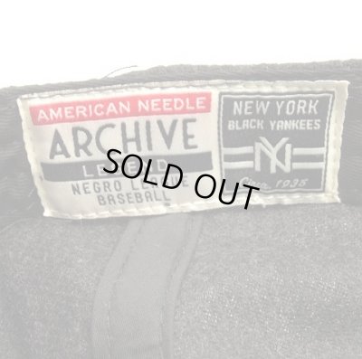 画像5: AMERICAN NEEDLE "NEW YORK BLACK YANKEES" ウール ベースボールキャップ CHARCOAL (NEW)