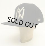 AMERICAN NEEDLE "NEW YORK BLACK YANKEES" ウール フラットバイザー ベースボールキャップ BLACK (NEW)