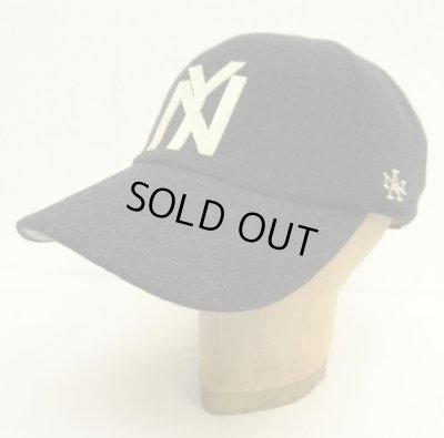 画像1: AMERICAN NEEDLE "NEW YORK BLACK YANKEES" ウール ベースボールキャップ CHARCOAL (NEW)