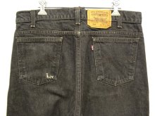 他の写真3: 90'S LEVIS 505 デニム 先染めBLACK USA製 W34L30 (VINTAGE)