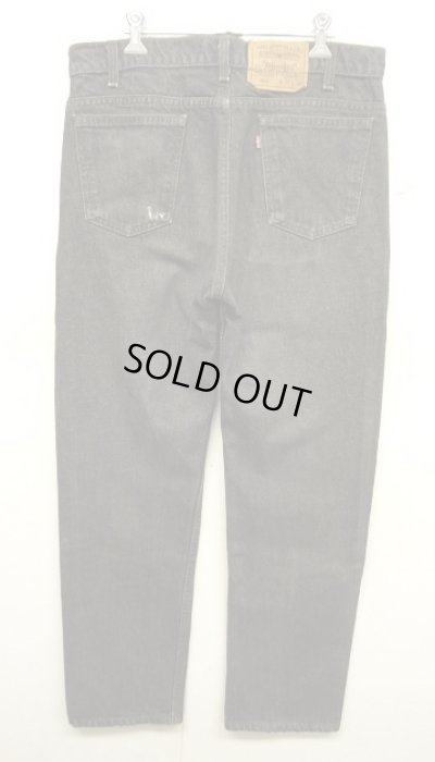 画像3: 90'S LEVIS 505 デニム 先染めBLACK USA製 W34L30 (VINTAGE)