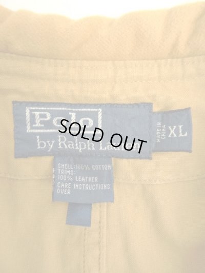 画像2: 90'S RALPH LAUREN バックルバック ハンティングベスト TAN (VINTAGE)