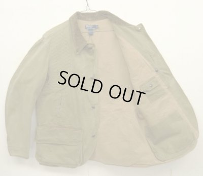 画像2: 90'S RALPH LAUREN 襟コーデュロイ ハンティングジャケット KHAKI (VINTAGE)