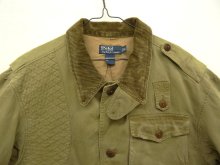 他の写真1: 90'S RALPH LAUREN 襟コーデュロイ ハンティングジャケット KHAKI (VINTAGE)