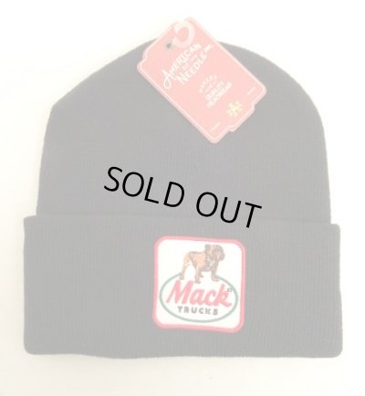 画像1: AMERICAN NEEDLE "MACK TRUCKS" ワッチキャップ BLACK (NEW)